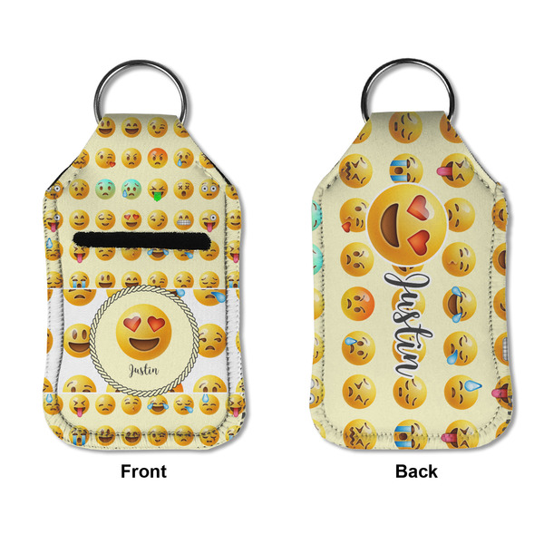 Emojis Sanitizer Holder Keychain - Small APPROVAL (Flat)