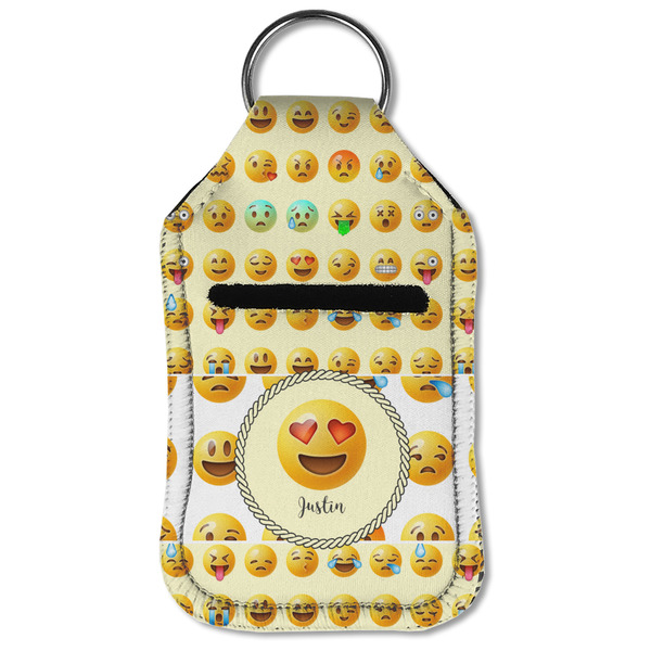Emojis Sanitizer Holder Keychain - Small (Front Flat)
