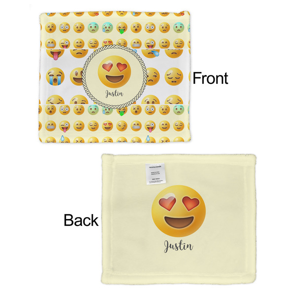 Emojis Security Blanket - Front & Back View