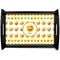 Emojis Black Wooden Tray - Small (Personalized)