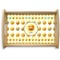 Emojis Natural Wooden Tray - Small (Personalized)