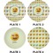 Emojis Set of Appetizer / Dessert Plates (Approval)