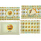 Emojis Set of Rectangular Appetizer / Dessert Plates