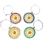 Emojis Wine Charms (Set of 4) (Personalized)