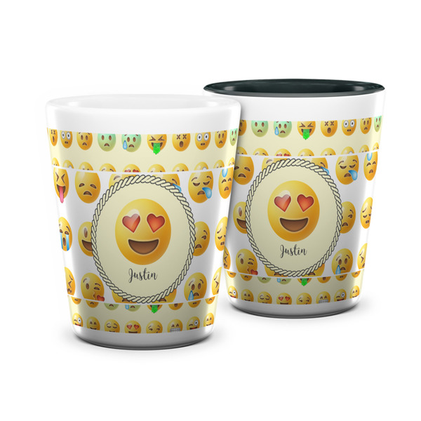 Custom Emojis Ceramic Shot Glass - 1.5 oz (Personalized)