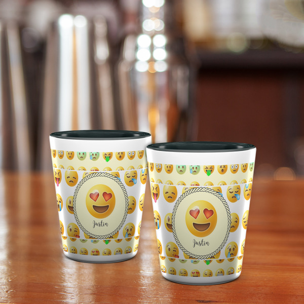 Emojis Shot Glass - Two Tone - LIFESTYLE