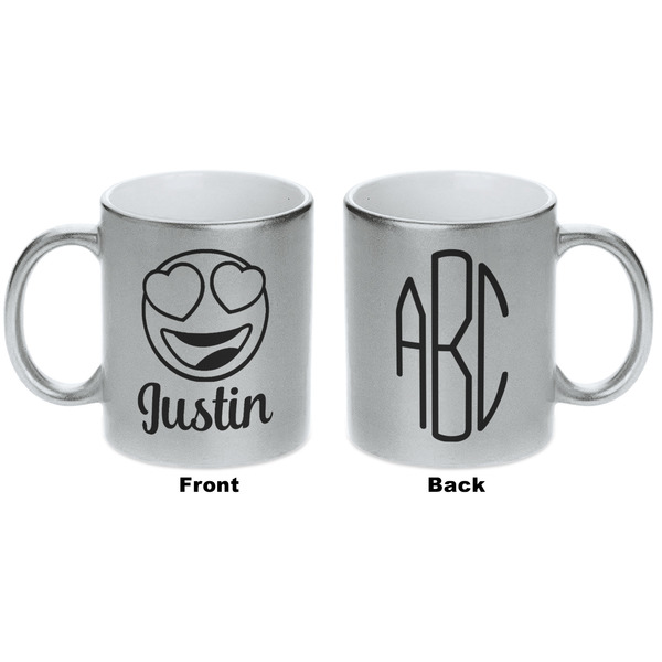 Emojis Silver Mug - Approval