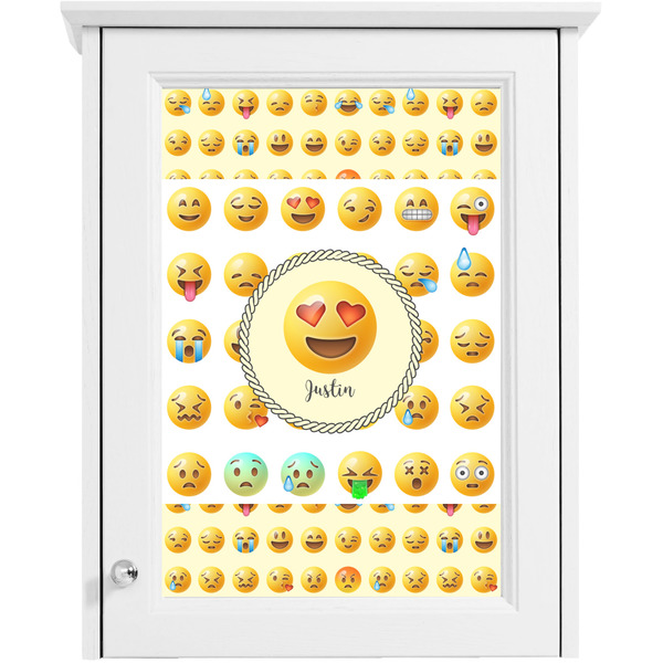 Emojis Single White Cabinet Decal