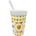 Emojis Sippy Cup with Straw (Personalized)