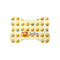 Emojis Bone Shaped Dog Food Mat (Small) (Personalized)