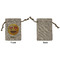 Emojis Small Burlap Gift Bag - Front Approval