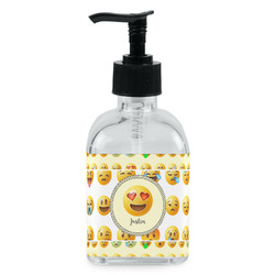 Emojis Glass Soap & Lotion Bottle - Single Bottle (Personalized)