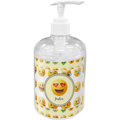Emojis Acrylic Soap & Lotion Bottle (Personalized)