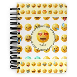 Emojis Spiral Notebook - 5x7 w/ Name or Text
