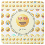Emojis Square Rubber Backed Coaster (Personalized)