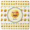 Emojis Square Rubber Backed Coaster (Personalized)