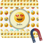 Emojis Square Fridge Magnet (Personalized)