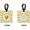 Emojis Square Luggage Tag (Front + Back)