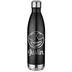 Emojis Water Bottle - 26 oz. Stainless Steel - Laser Engraved (Personalized)