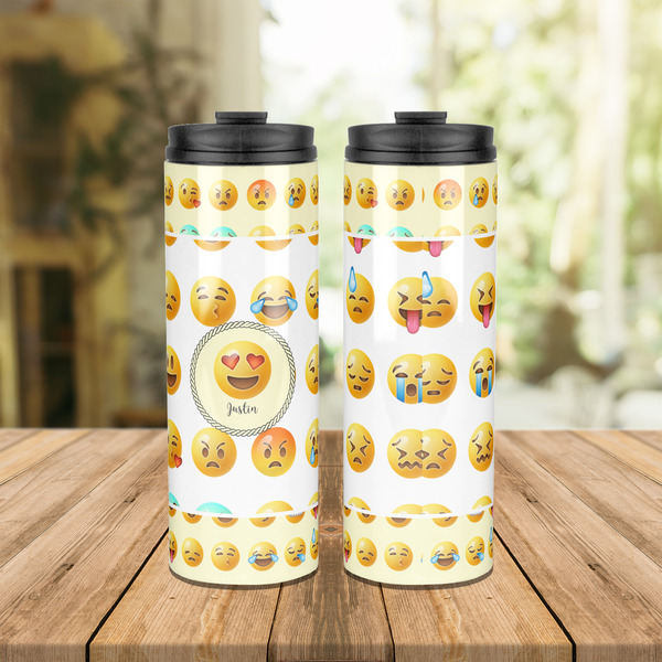 Emojis Stainless Steel Tumbler - Lifestyle