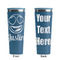 Emojis Steel Blue RTIC Everyday Tumbler - 28 oz. - Front and Back