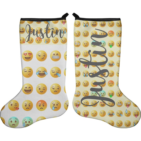 Emojis Stocking - Double-Sided - Approval