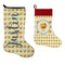 Emojis Stockings - Side by Side compare