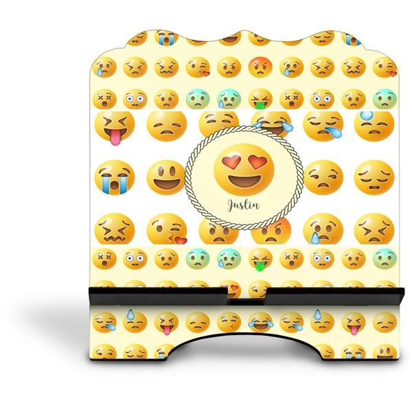 Emojis Stylized Tablet Stand - Front without iPad