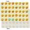 Emojis Tissue Paper - Heavyweight - XL - Front & Back