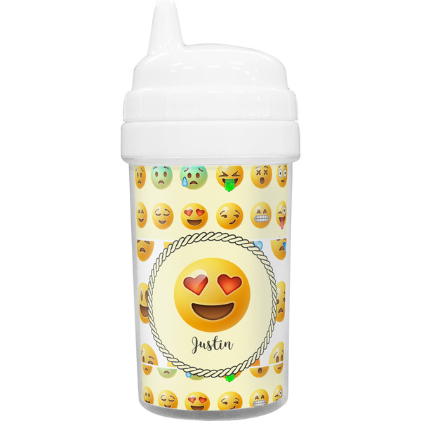 Custom Emojis Toddler Sippy Cup (Personalized)