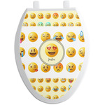 Emojis Toilet Seat Decal - Elongated (Personalized)