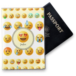 Emojis Vinyl Passport Holder (Personalized)