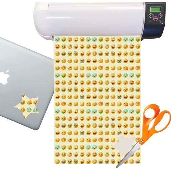 Custom Emojis Sticker Vinyl Sheet (Permanent)