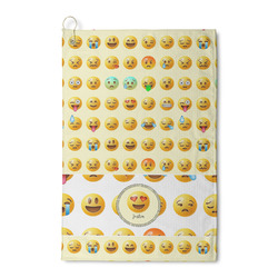 Emojis Waffle Weave Golf Towel (Personalized)