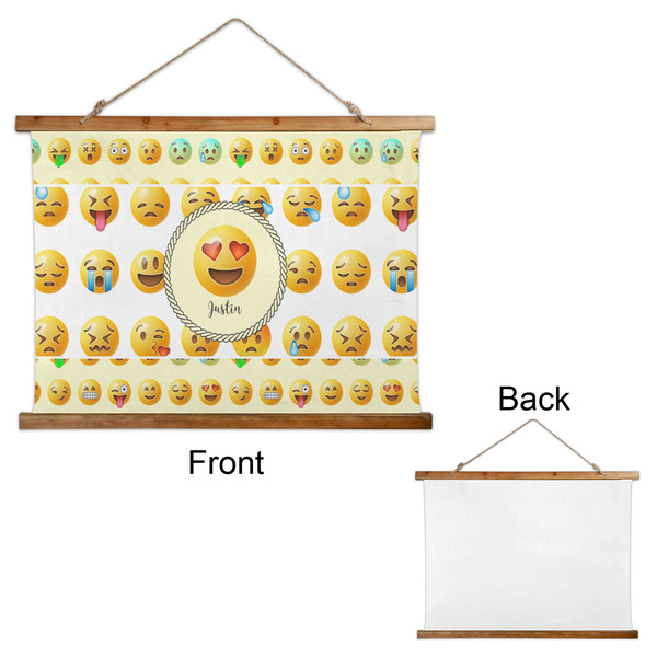 Emojis Wall Hanging Tapestry - Landscape - APPROVAL