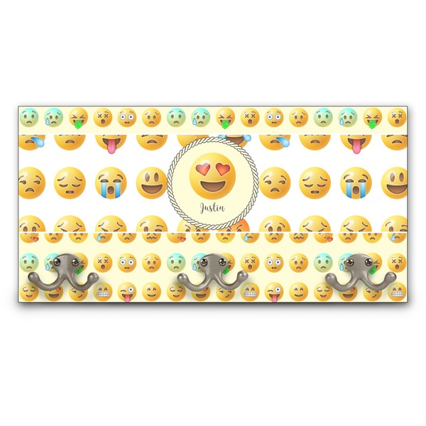 Custom Emojis Wall Mounted Coat Rack (Personalized)
