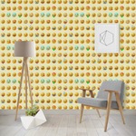 Emojis Wallpaper & Surface Covering (Peel & Stick - Repositionable)