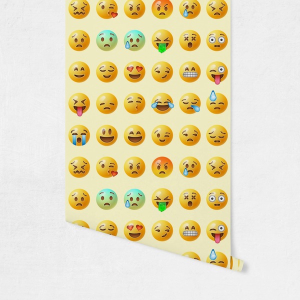 Emojis Wallpaper on Wall