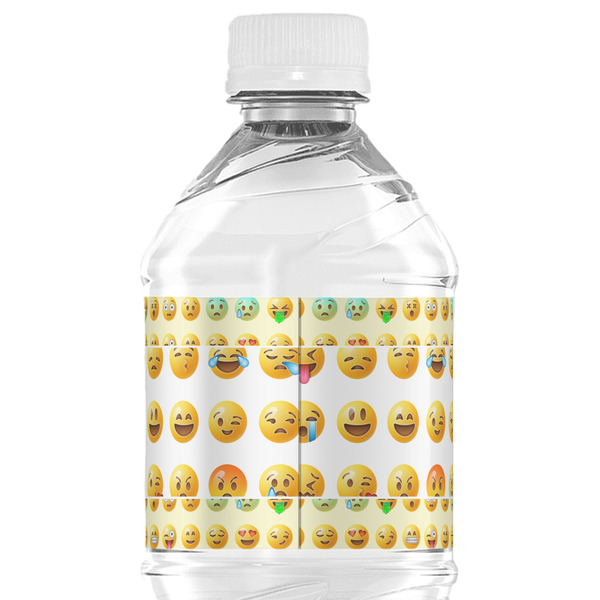 Emojis Water Bottle Label - Back View