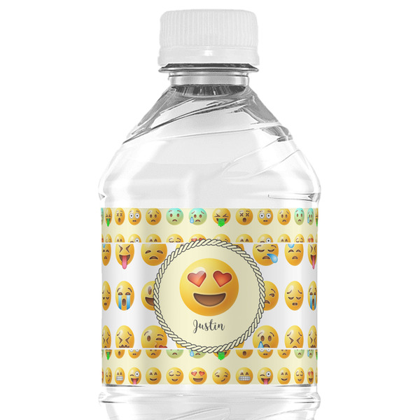 Custom Emojis Water Bottle Labels - Custom Sized (Personalized)