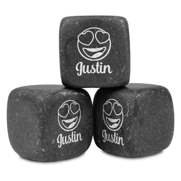 Custom Emojis Whiskey Stone Set - Set of 3 (Personalized)