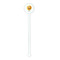 Emojis White Plastic 5.5" Stir Stick - Round - Single Stick