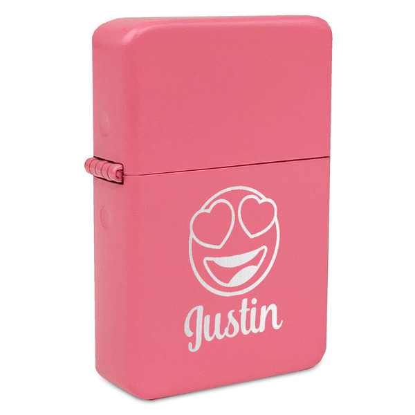 Emojis Windproof Lighters - Pink - Front/Main