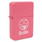 Emojis Windproof Lighter - Pink - Single Sided (Personalized)