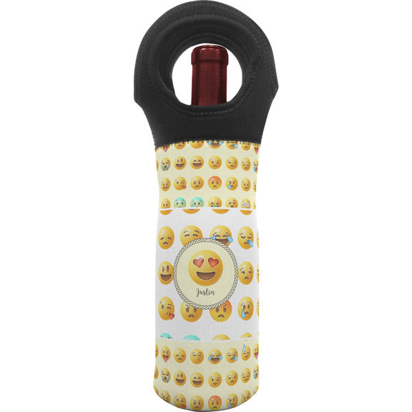 Custom Emojis Wine Tote Bag (Personalized)