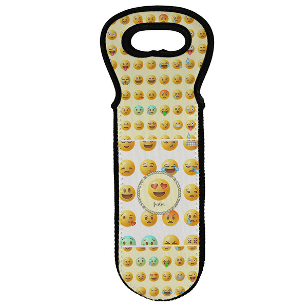 Custom Emojis Wine Tote Bag (Personalized)