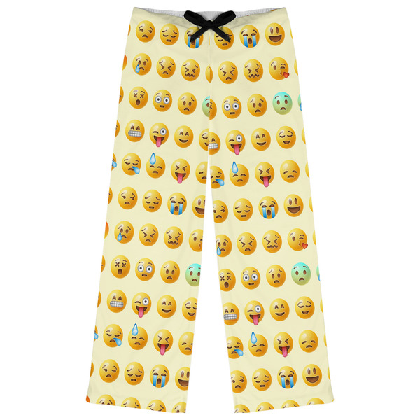 Custom Emojis Womens Pajama Pants - M