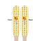 Emojis Wooden Food Pick - Paddle - Double Sided - Front & Back