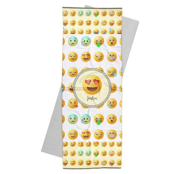 Custom Emojis Yoga Mat Towel (Personalized)