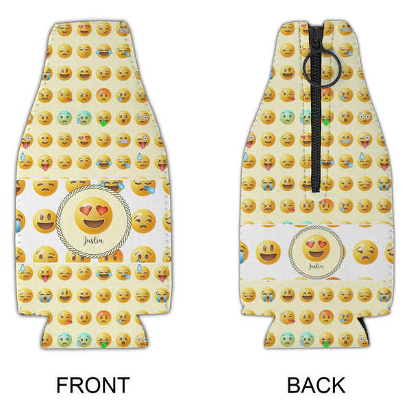Emojis Zipper Bottle Cooler - APPROVAL